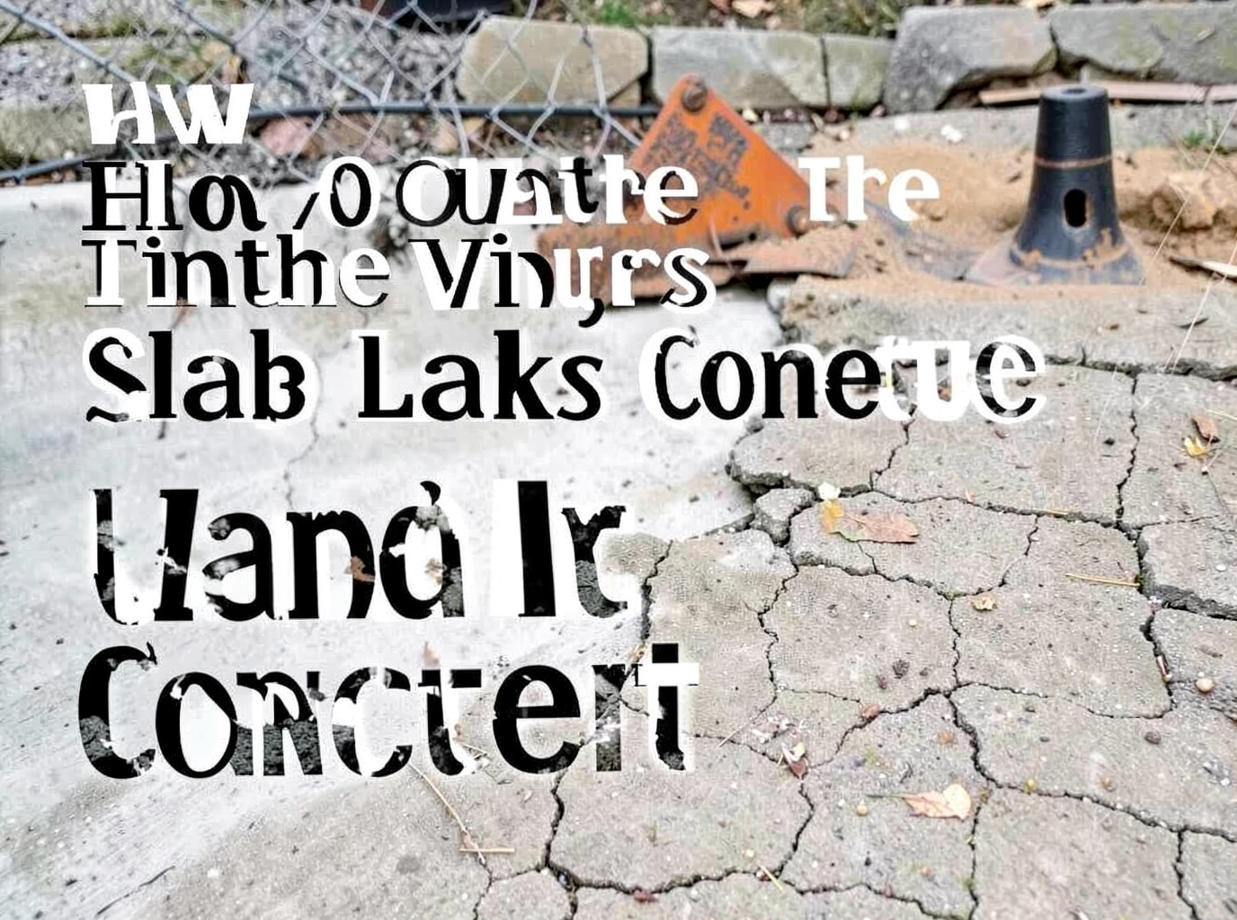 slab leak repair in Olathe, Kansas