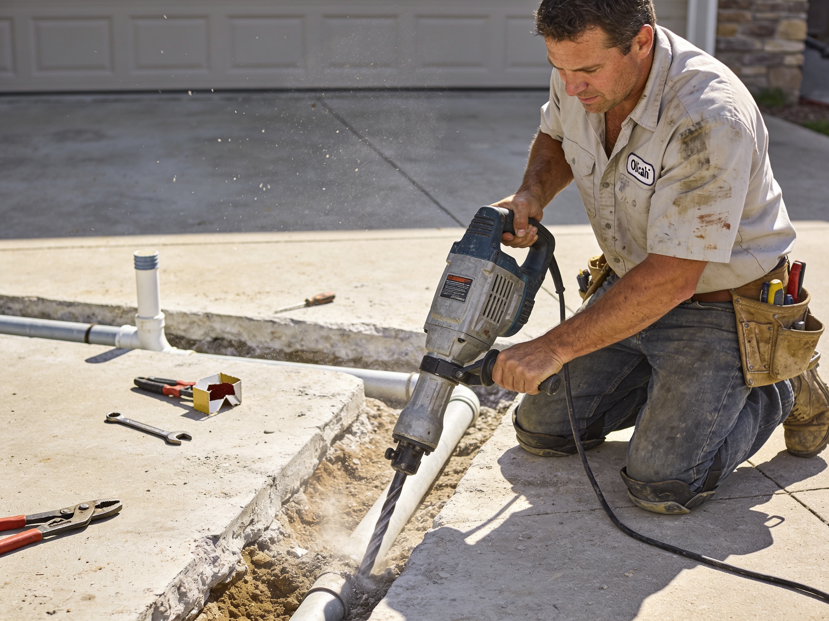 slab leak repair in Stagecoach, Olathe, Kansas